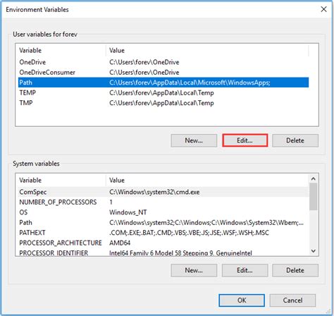 Solved How To Set Environment Variables Windows 10 MiniTool