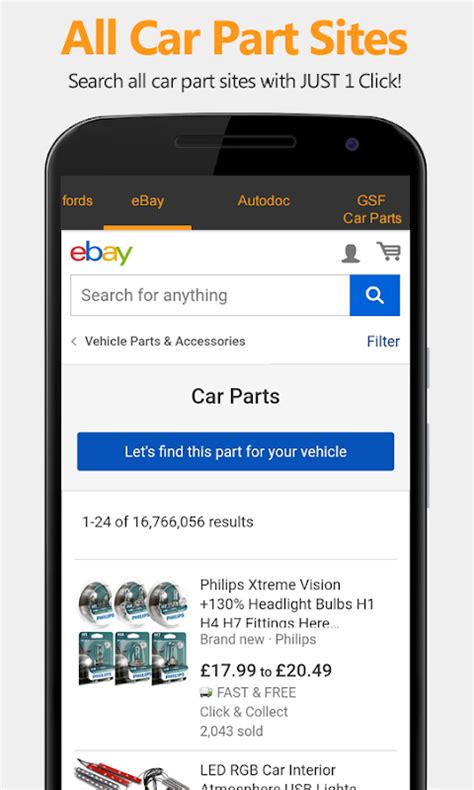 Car Parts Android App