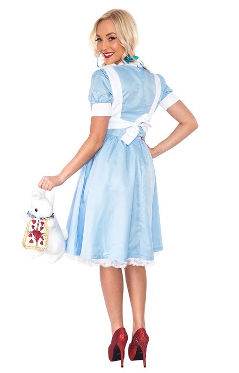 Ladies Alice In Wonderland Fancy Dress Storybook Hens Party Costume