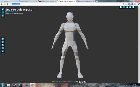 A Pose Low Poly Model At Skyrim Nexus Mods And Community