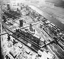 Luftbild der Hermann Göring Reichswerke AG für Erzbergbau und ...