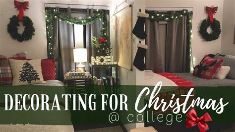 19 Decorating Our Dorm Room For Christmas Other Vlogworthy Events Youtube