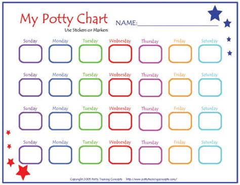 Free Printable Potty Training Chart Using This One To Track How Many