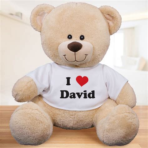 personalized i love you teddy bear tsforyounow