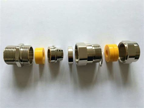 Stainless Steel Explosion Proof Cable Gland Ip54 Metal Cable Connectors