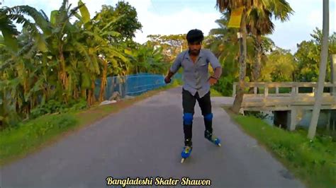 Skating Road Ride Bangladeshi Skater Shawon Skater Skating