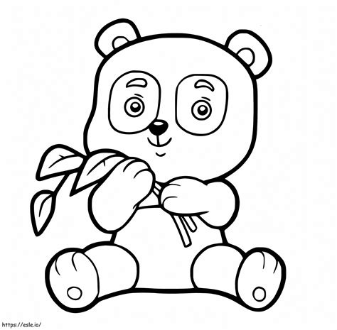 Mewarnai Gambar Panda Lucu Clip Art Library
