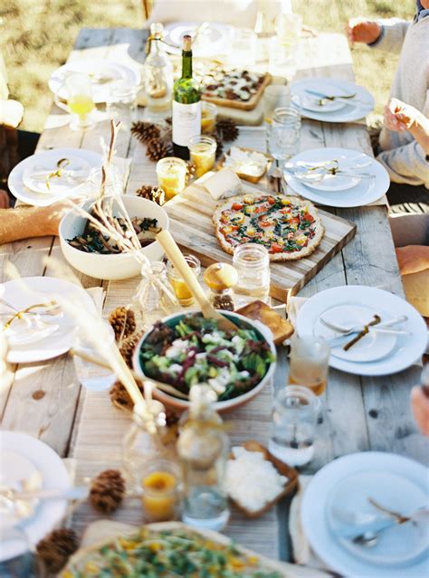 A Harvest Dinner with Friends | Family style dinner, Outdoor dinner parties, Outdoor dinner