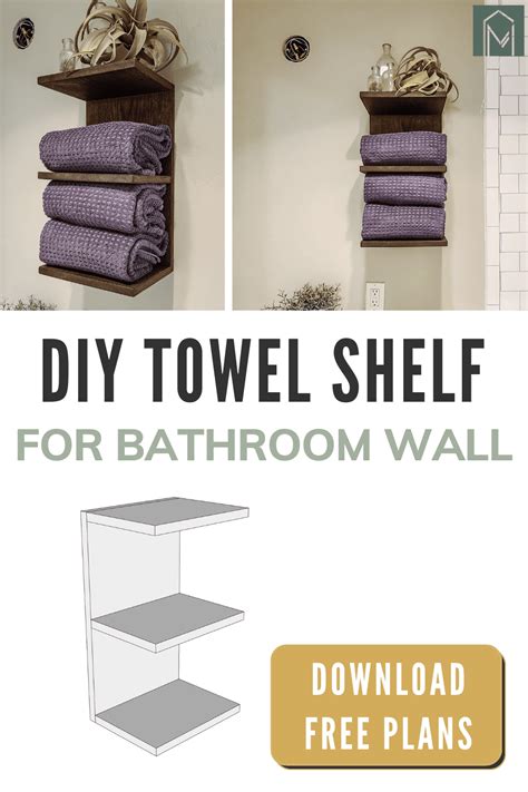 Diy Towel Rack For Bathroom Free Plans Making Manzanita