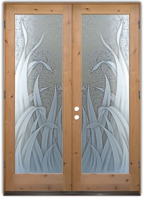 Beautiful Glass Front Doors With Reeds Sans Soucie Art Glass