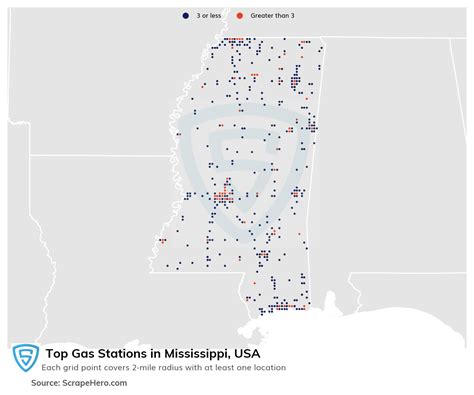 10 Largest Gas Stations In Mississippi In 2023 Based On Locations