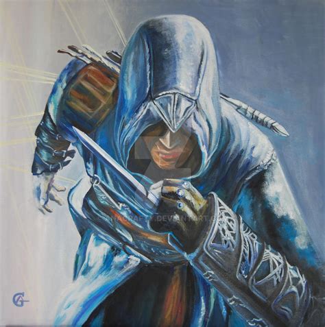 Assassins Creed Painting Oil On Canvas By Anacrafty On Deviantart
