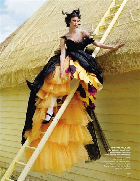 karlie kloss by tim walker for vogue india