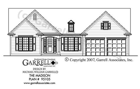 Madison House Plan 17 90 Kt Garrell Associates Inc Ranch Style