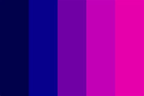Dark Neon Effect Color Palette