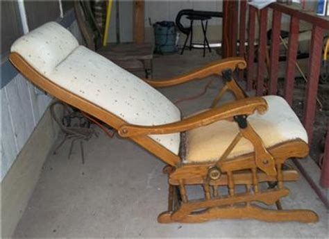 Antique rocking chairs | antique tiger oak rocking chair : ANTIQUE ROCKING CHAIR RECLINER GLIDER FOR RESTORATION TURN ...