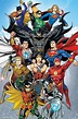 DC Comics Poster Rebirth Vertical | Dc comics poster, Dc comics art, Dc ...