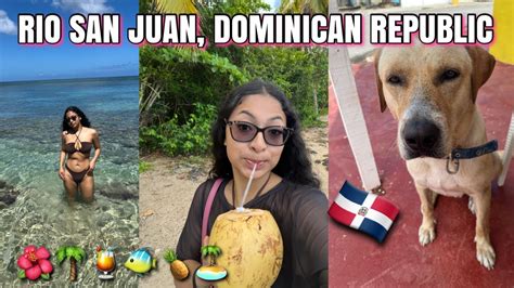 Visiting Río San Juan Dominican Republic Riding Motorcycles Coconut Water And Snorkeling🇩🇴🏝🥥
