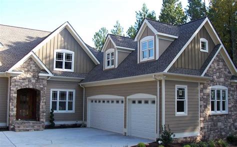 Exterior house paint can vary in price quite a bit, so to figure out truly the best value based on the price, we separated the votes into these categories so there it is; Beige, matching stone, gray roof | House paint exterior ...
