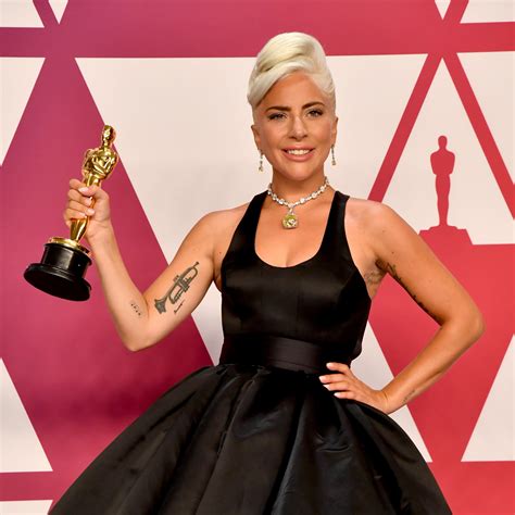 Lady Gaga Quotes On Shallow Backstage At The Oscars 2019 Popsugar Entertainment