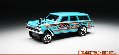 Hw Race Day 2019 New Model 64 Nova Wagon Gasser Orange Track Diecast