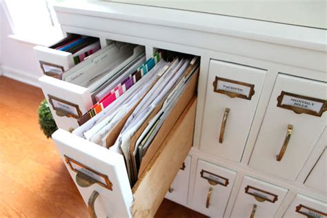 Modern wooden storage filing cabinet office wood file cabinet mdf paint bookscase with drawer wood. Painting A Wood File Cabinet With DIY Chalk Paint - In My ...