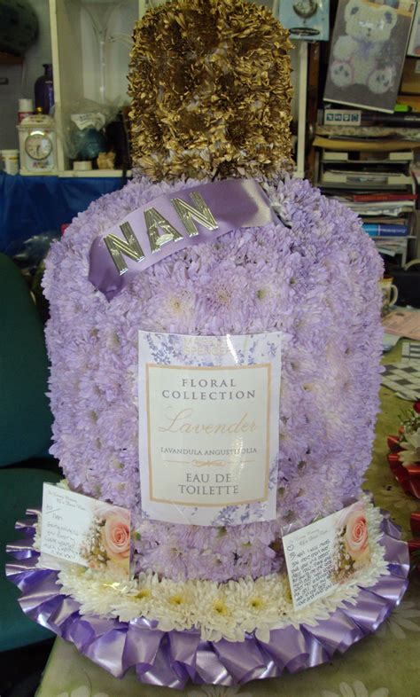 Send your sympathies with a beautiful bouquet or wreath. bottle of lavender purfume | Funeral flowers, Sympathy ...