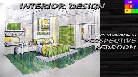 30 Manual Rendering 2 Point Interior Perspective Drawing And Rendering