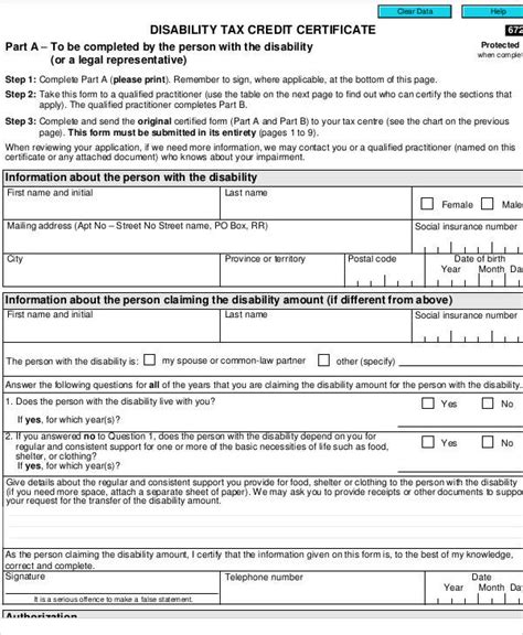 Disability Tax Rebate Ontario