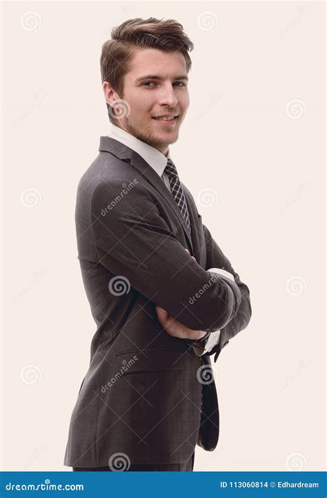 Confident Businessman Looking At The Camera Stock Photo Image Of