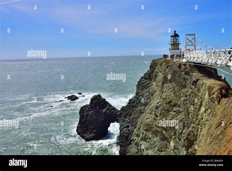 Golden Gate Lighthouse Point Bonita San Francisco Bay Stock Photo Alamy