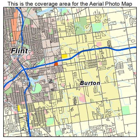 Aerial Photography Map Of Burton Mi Michigan