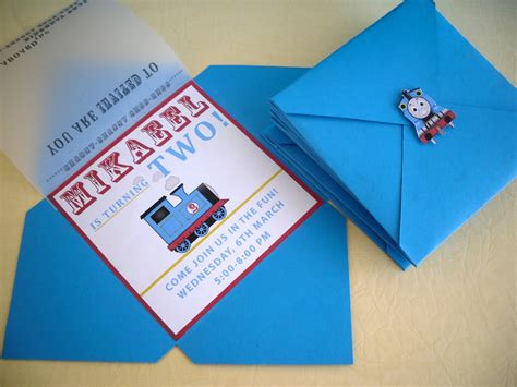 Thomas The Train Birthday Printables Invitation Design Blog