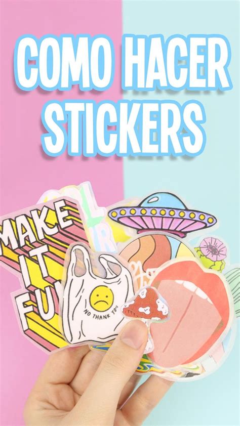 Como Hacer Stickers Caseros Diy Pegatinas En Casa Papeleria Bonita