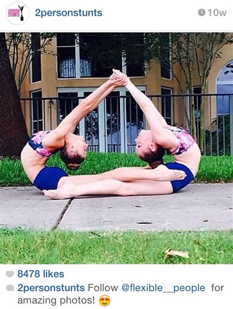Gymnastic Poses For Two People PEOPLESC