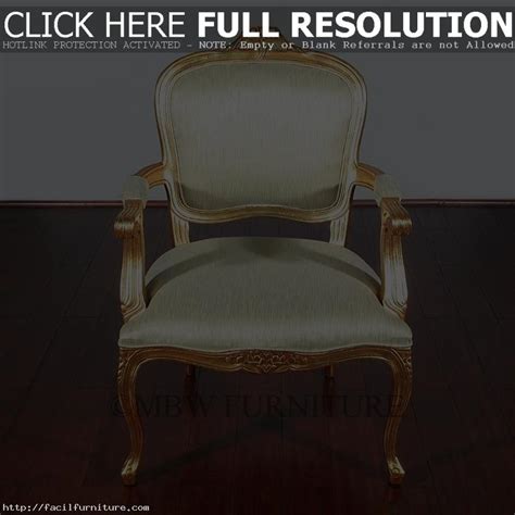 Innovative Gold Accent Chair Custom Made Solid Mahogany Gold French Occasional Accent Chair 