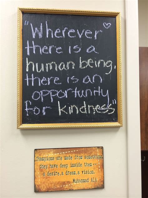 Positive Chalkboard Message For The Classroom Chalkboard Classroom