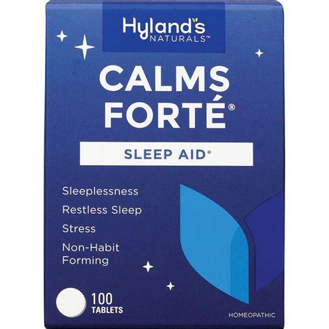 Hylands Calms Forte Sleep Aid 100 Tabs Swanson®