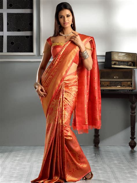 Golden Kerala Wedding Saree