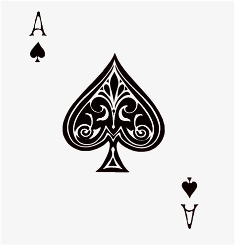 Ace Of Spades Logo Png Ace Of Spades Card PNG Image Transparent PNG
