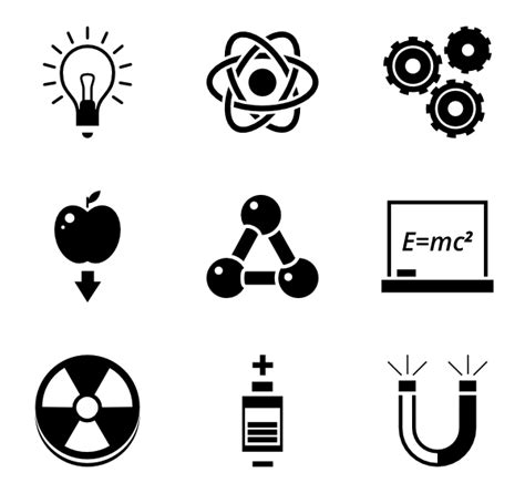 Physics Icons 1555 Free Vector Icons
