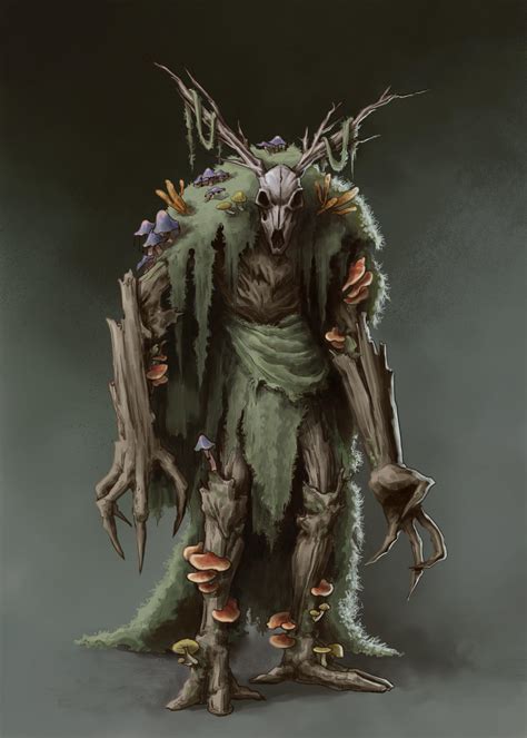 Oc Leshen Druid Rcharacterdrawing