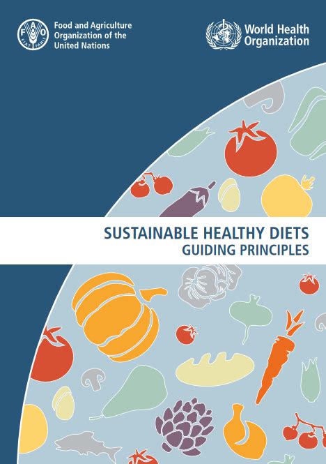Sustainable Healthy Diets Guiding Principles Policy Support And