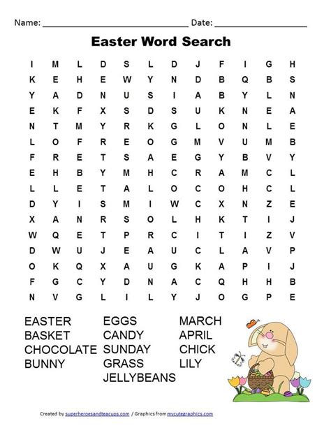 Easter Word Search Free Printable For Kids Learning Ideas For Parents