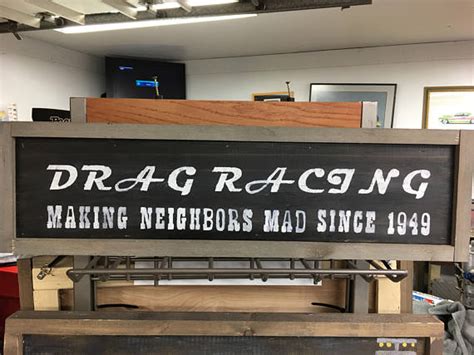 Farmhouse Drag Racing Sign Racing Drag Racing Nhra Drag Racing