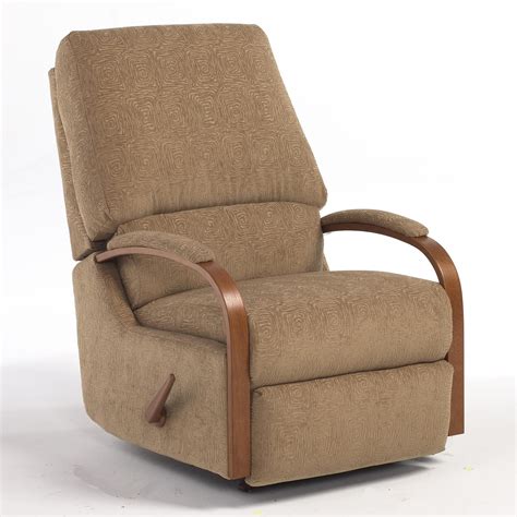 A swivel recliner chair makes for an excellent addition to a living room. Recliners - Medium Pike Swivel Rocking Reclining Chair by ...
