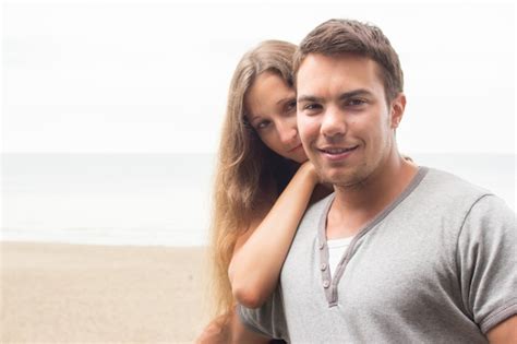 Free Photo Beautiful Couple On The Beach