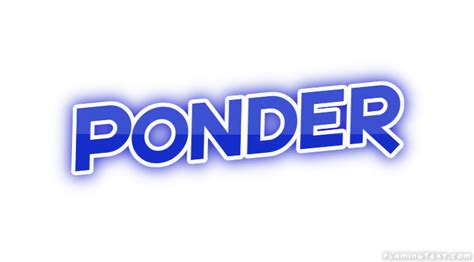 Ponder Logo