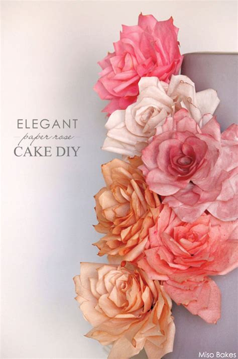 Some of the technologies we use are necessary for critical functions like security and site integrity, account authentication, security and privacy preferences, internal site usage and maintenance data, and to make the site work correctly for browsing and transactions. DIY: Paper Rose Cake