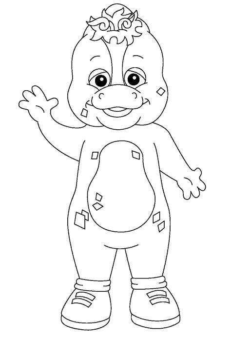 Barney And Friends Coloring Pages Best Coloring Pages Printable